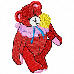 Teddy Embroidery Design 7